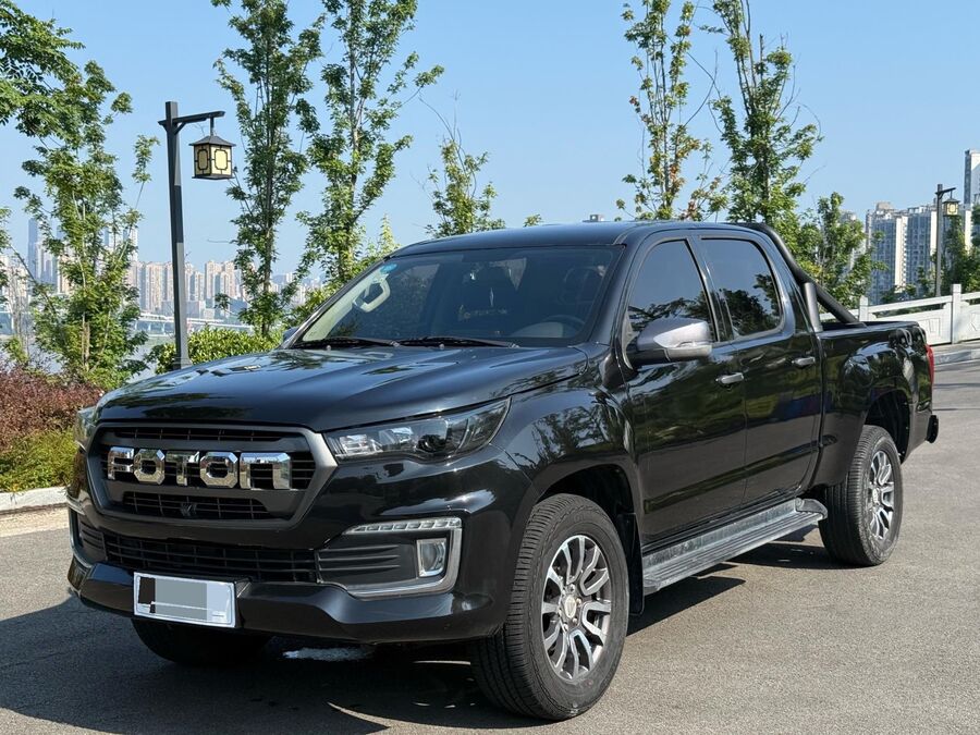 Land Foton Tunland 2020 T-50 Yutu 8 2.0T 4WD Luxury Long Wheelbase used car for export from China