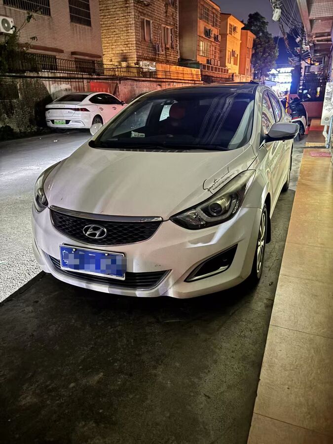 Hyundai Hyundai 2016 Elantra 1.6 DLX Prestige Model used car for export from China